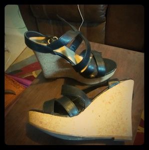 Ladies wedge sandals